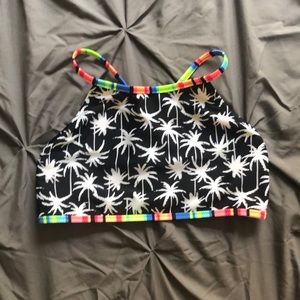 Reversible swim top